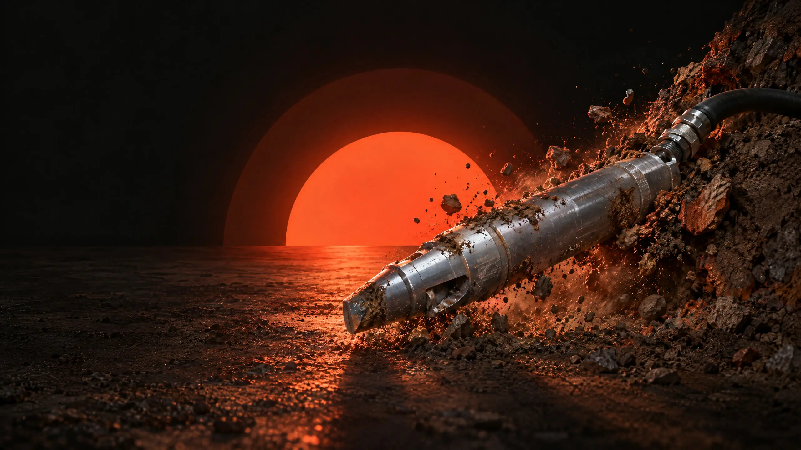 Zemná raketa na neriadené pretláčanie
